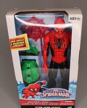 Hasbro Marvel Ultimate Spider-Man With Goblin Attack Gear Titan Hero Series - £11.65 GBP