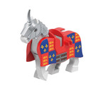 Lion Heart Knight War Horse Animal Custom Minifigures - $9.46