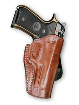 Fits Beretta APX Full Size 9mm 40 Caliber 4.25”BBL Leather Paddle Holster #1285# - $59.99