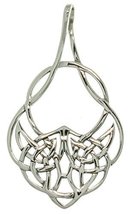 Jewelry Trends Sterling Silver Celtic Teardrop Knot Pendant - £30.11 GBP