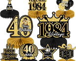 40Th Birthday Party Decorations 9Pcs - 40Th Birthday Decorations for Men... - $17.20