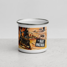 Rat Patrol 1966 - 1968 Retro Collectible Enamel Camping Style 12oz Bever... - £16.44 GBP