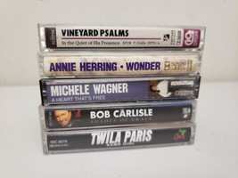 LOT of 5 Christian Music Vintage Cassette Tapes - Twila Paris - Bob Carlisle... - £3.42 GBP