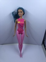 Barbie Fairytopia Candy Fairy Blue Hair &amp; Pink Molded Outfit 2013/15  - £7.80 GBP
