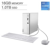 Lenovo Desktop Pc Computer Cpu Tower Ideacentre 16GB 1TB Ssd Keyboard Mouse New - $837.99