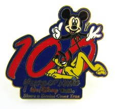 WDW Disney Pin 100 Years of Magic Mickey and Pluto Trading Pin - £5.79 GBP