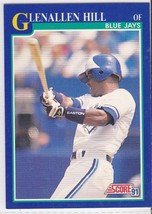 M) 1991 Score Baseball Trading Card - Glenallen Hill #514 - £1.57 GBP