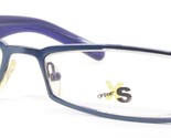 SX Eyewear SX130 Bleu / Violet Rare Lunettes Monture 49-17-135mm Italie - $56.42