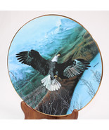 FREEDOM PLATE By Charles Frace&#39; SOARING MAJESTY WS George EAGLE 1991 Bea... - $13.46