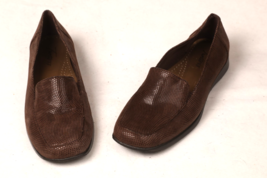 TROTTERS Jenn Women&#39;s Leather Shinny Brown Slip On Low Loafer Shoes 9 W ... - €19,30 EUR