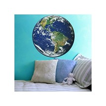 Planet Earth Wall Decal - Available in Various Sizes - £7.10 GBP