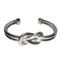 Gucci Sterling Silver 925 Love Knot Bracelet UNISEX ITALY - $315.00