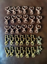 Metal Carabiner KeyRings For Crafts DIY Keychains Cat Heart Star Shape 3... - $27.43 CAD