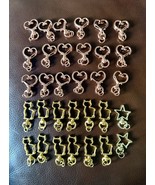 Metal Carabiner KeyRings For Crafts DIY Keychains Cat Heart Star Shape 3... - $380.79 MXN