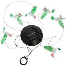 LED Solar Hummingbird Wind Chime Solar String Lights 6 LEDs Color-Changing IP... - £27.16 GBP