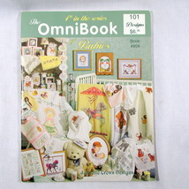 The OmniBook of Babies 4th 1994 Cross Stitch 101 Designs Book 804 US Seller - $18.80