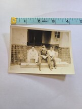 Photo Of 3 Men Military Japan Late 1940s Original - $4.95 Photo Of 3 Men Military Japan Late 1940s Original - $4.95
