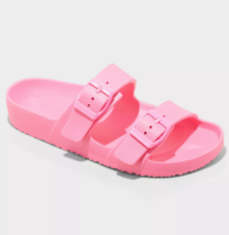 Shade &amp; Shore Sandales Femmes 8 Rose Neida EVA Deux Bandes Semelle Plage... - $185.87 MXN