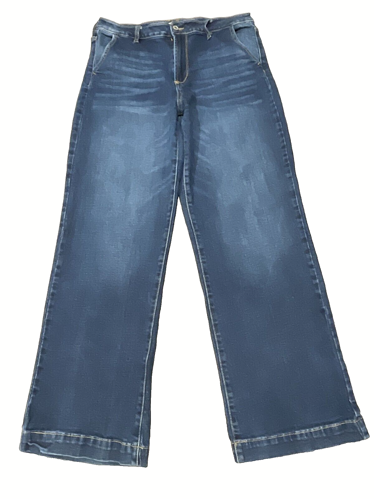 Women&#39;s KanCan Bertha Wide Leg Trouser Jeans Sz 15/31 Dark Wash KC7126D ... - $23.13