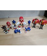 Lot Sonic The Hedgehog Jakks Sega TCW Tomy Sonic Shadow Knuckles Dr. Rob... - £12.25 GBP