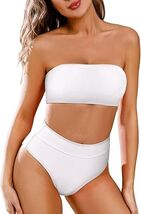 Pink Queen Women&#39;s Removable Strap Wrap Pad Cheeky High Waist Bikini L - €20,62 EUR