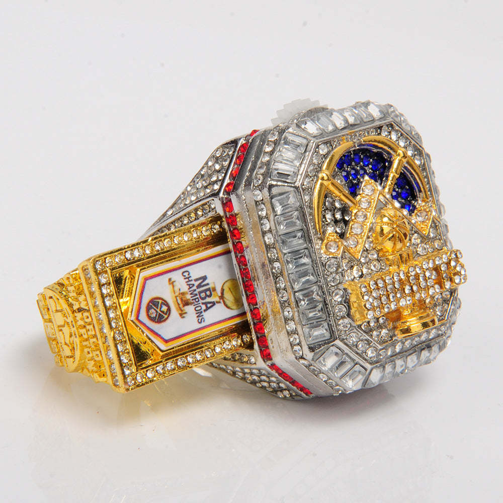 2023 NBA Denver Nuggets Championship Ring Replica with LOVECHAMPIONRING Box