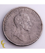 1828 Danemark Speciedaler Pièce Argent, Km #695.1 - $3,120.35 MXN