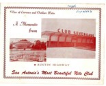 Club Sevenoaks Souvenir Photo San Antonio Texas 1953 Army Officers Farew... - £19.45 GBP
