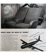 1947 Boeing Stratocruiser Advertisement Airplane Aviation Travel DWWW6 - $460.99 MXN