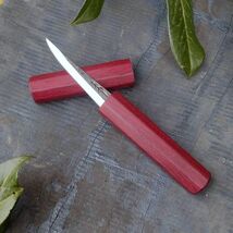 85mm Woodcarving knife with wooden magnetic sheat , Fresh wood carving, ... - $2,339.61 MXN