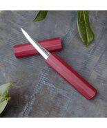 85mm Woodcarving knife with wooden magnetic sheat , Fresh wood carving, ... - $2,339.61 MXN