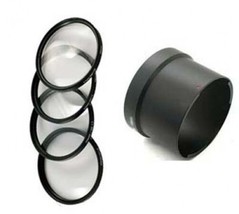 Macro Close Up Lens 4 Filter Kit + Tube For Canon Powershot S2IS S3IS S5IS - £21.13 GBP