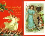 Old Time Christmas Angels Playing Cards Game Bridge Size Deck  - $10.88