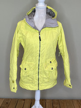 Burton women’s full zip hooded ski Snow jacket size XS yellow - £30.90 GBP