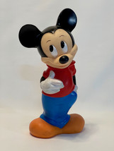 Vintage 1970s Mickey Mouse Rubber Bank (an ILLCO toy) - £15.10 GBP