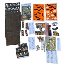 Halloween-Themed Scrapbooking &amp; Craft Kit With Stickers Cutouts Glitter ... - $12.59