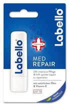 Labello MED REPAIR  lip balm/ chapstick -SPF 15 -1 pack - FREE SHIPPING - $10.88