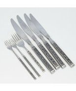 Oneida Spanish Court Dinner Knives Salad Fork Seafood Forks Stainless Lo... - $240.95 MXN