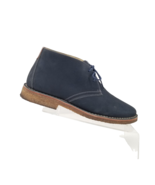 Johnston Murphy Sheepskin Chukka Boots Men&#39;s Blue Suede Shoes 25-3498 Sz... - $37.59