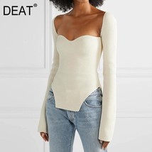 cashmere sqaure collar top - £28.63 GBP