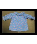 14-16&quot; Doll Dress Top Blue Print - $179.97 MXN