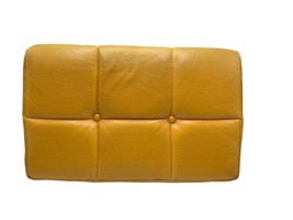 MCM Mid Century Modern Sofa Cushion Orange Vinyl After Knoll - £87.57 GBP