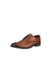 Ecco men&#39;s melbourne tie derby shoe in Amber - £79.58 GBP