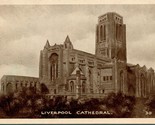 Vtg Cartolina 1930-40s Excel Serie UK - Liverpool Cathedral - Non Usato - £4.08 GBP