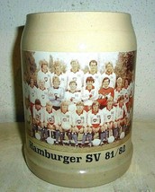 1981/2 Season Hamburger SV Soccer Club German Beer Stein - £7.50 GBP