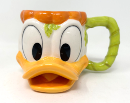 Disney Parks Donald Duck Halloween Pumpkin Jack O Lantern Mini Mug Cup - £27.93 GBP