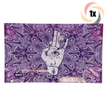 1x Tray Afghan High Quality Shatter Resistant Glass Rolling Tray | Purple - £14.39 GBP