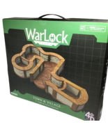 Warlock Tiles Town Village 1&quot; Angles Curves Expansion Walls Plaster EZ C... - $79.15