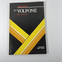 Volpone Ben Jonson York Notes PB 1980 Longman York Press - $5.93