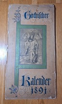 Gothischer Kalender 1891 - $7.00